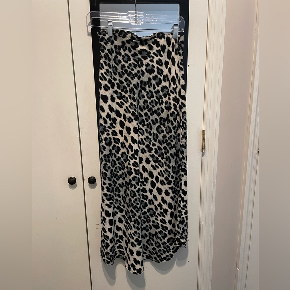 Zara Leopard Midi Skirt - UPDATED